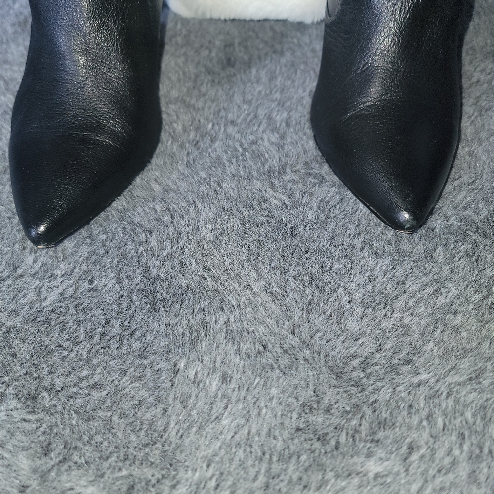 Kenneth Cole Leather Black Knee-High Women's Boots - Picture 3 of 12